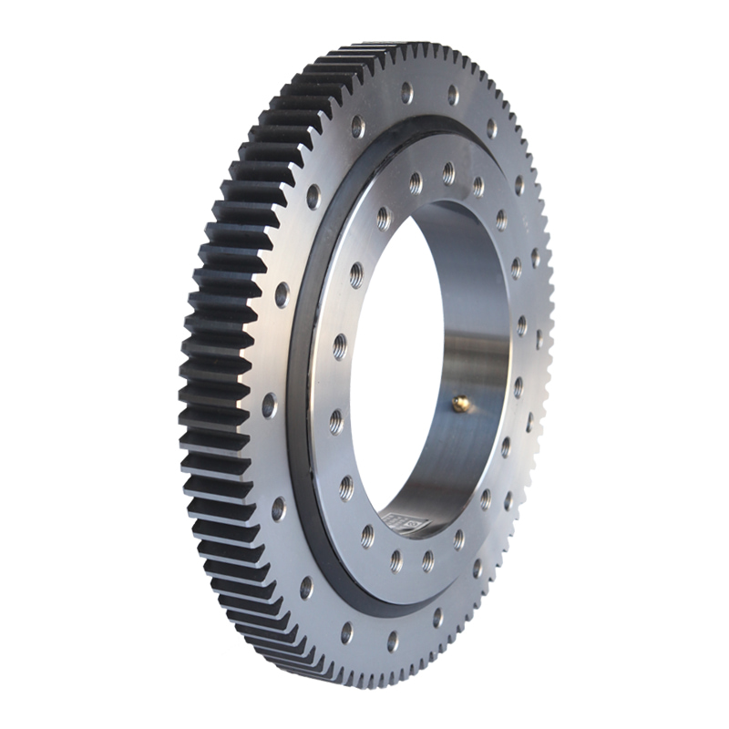 Roller slewing ring for robot arm